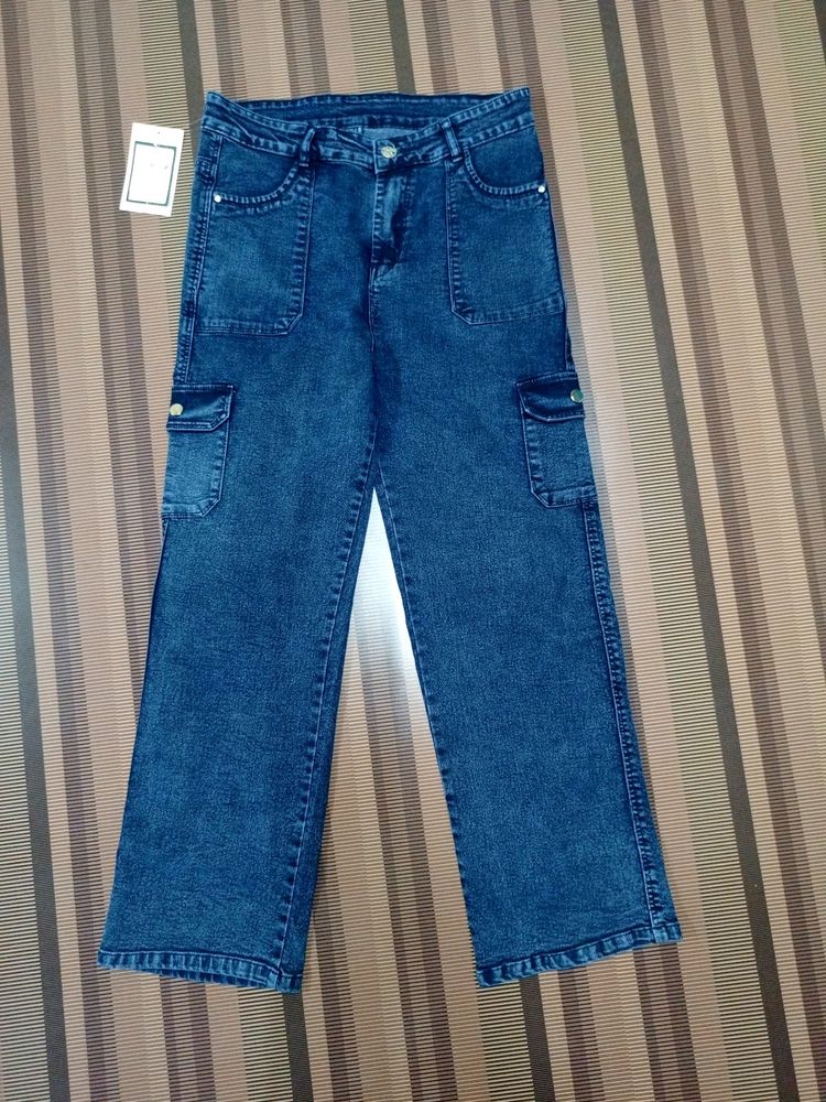 W-59 Size-30 Cago Straight Women Denim Jeans