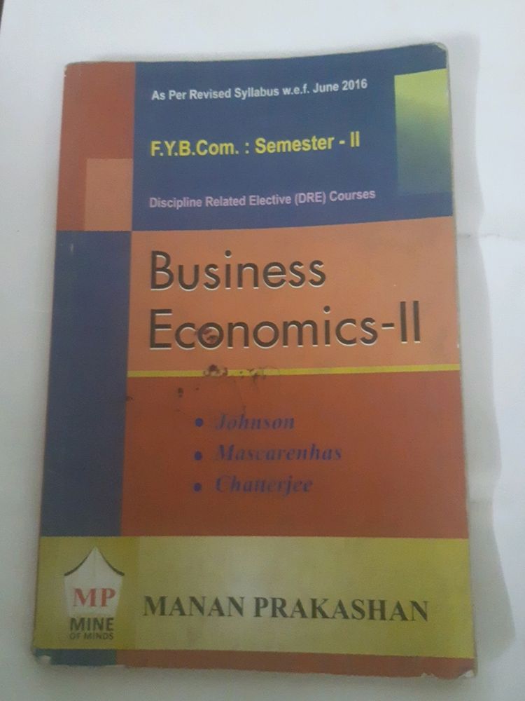 text Book business economic  sem 2