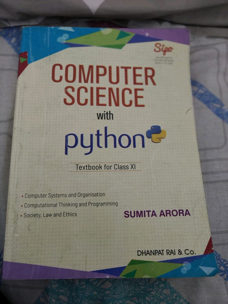 Computer Science With Python Class XI-sumita Arora