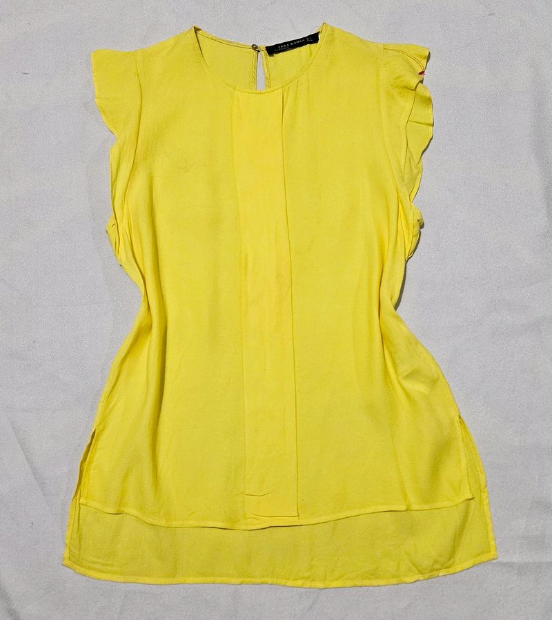 Zara Yellow Top