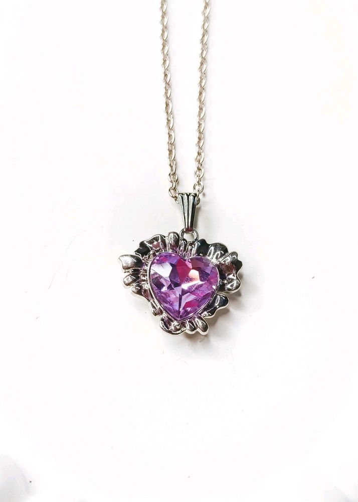 Purple Heart Necklace