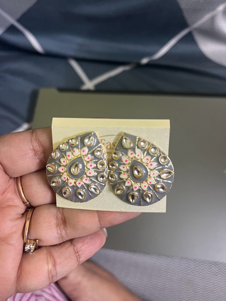 Beautiful Meenakari Stud Earrings