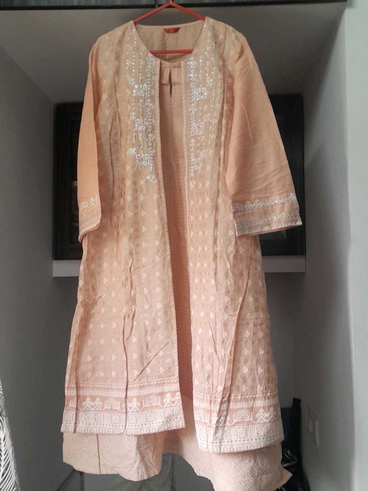 W Aline Kurta 16 Size No Side Slits