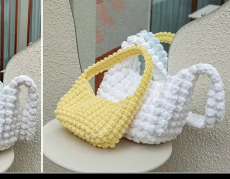 Crochet Popcorn Bag