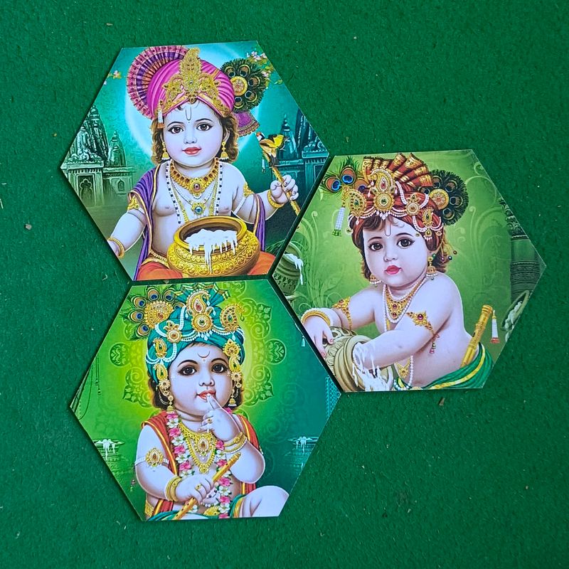 Little Krishna Wall Painting