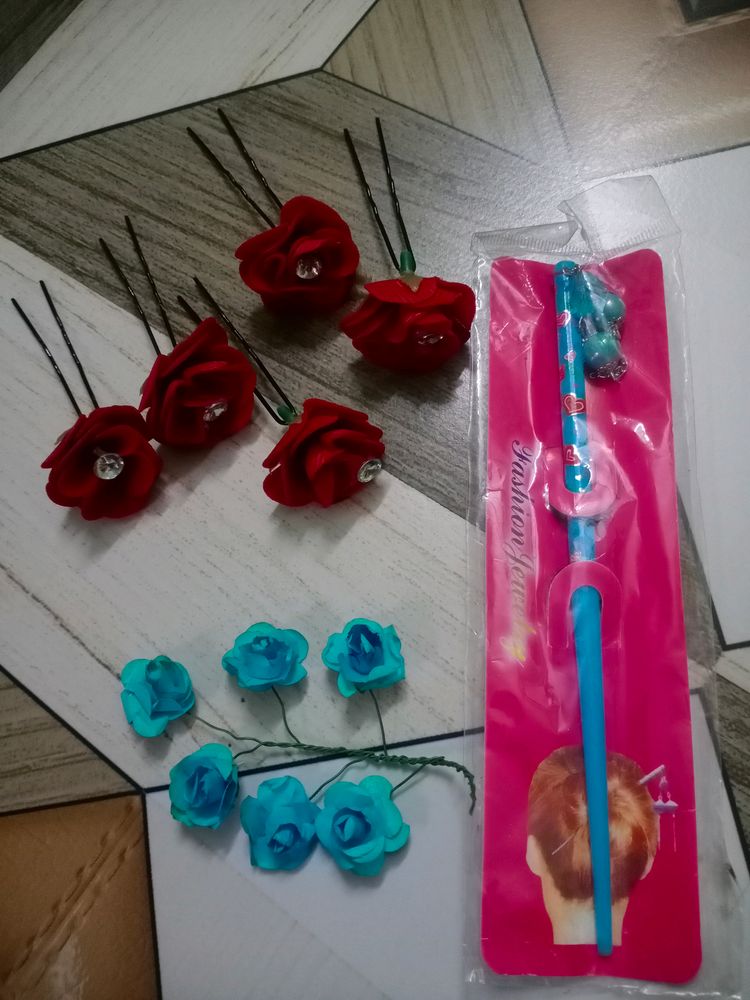 Hair Accessories Jura Pin Fancy Flower