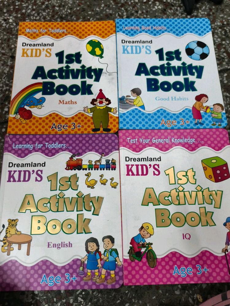 Activity Books For 3+ Kids