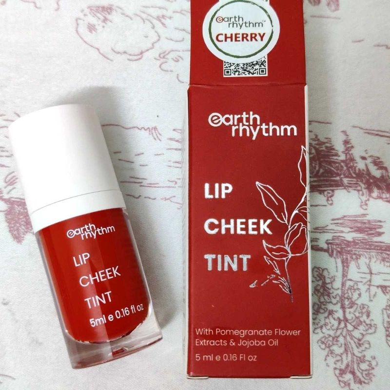 Earth Rhythm Lip And Cheek Tint ( Shade - Cherry)