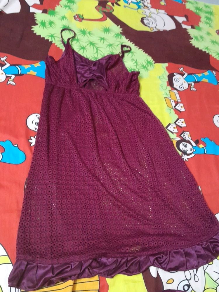 New Unused But Without Tag Fancy Nightie Set With