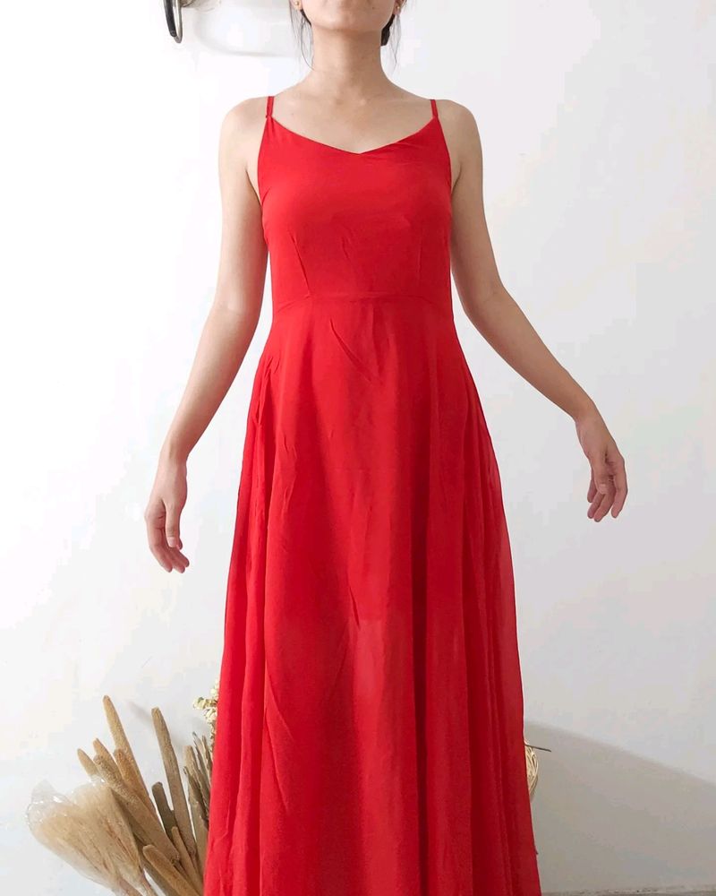 Maxi Red Dress