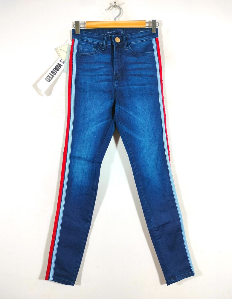 Women's Jeans (Dark Blue Skinny Fit )