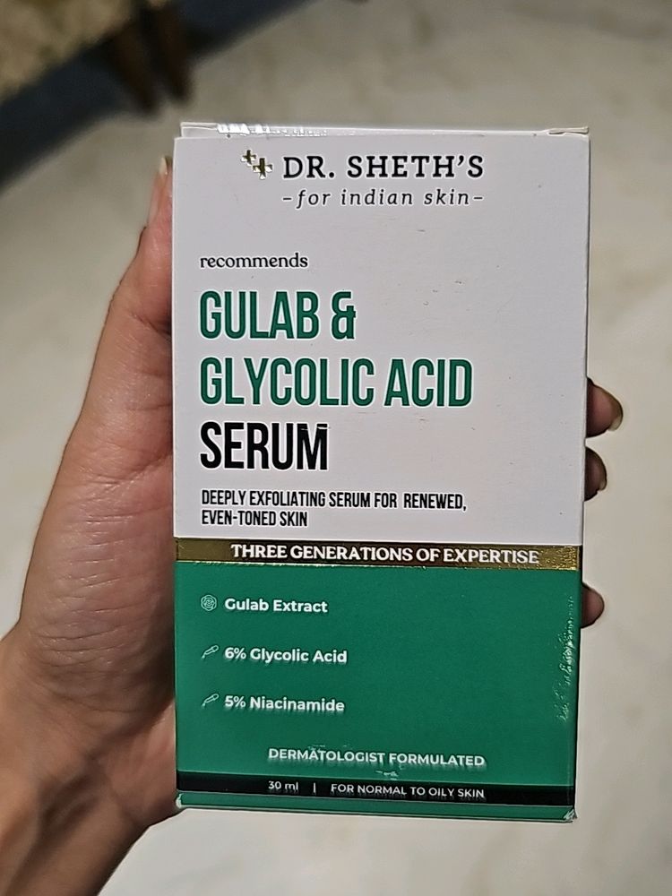 Dr Sheths Gulab And Glycolic Acid Serum