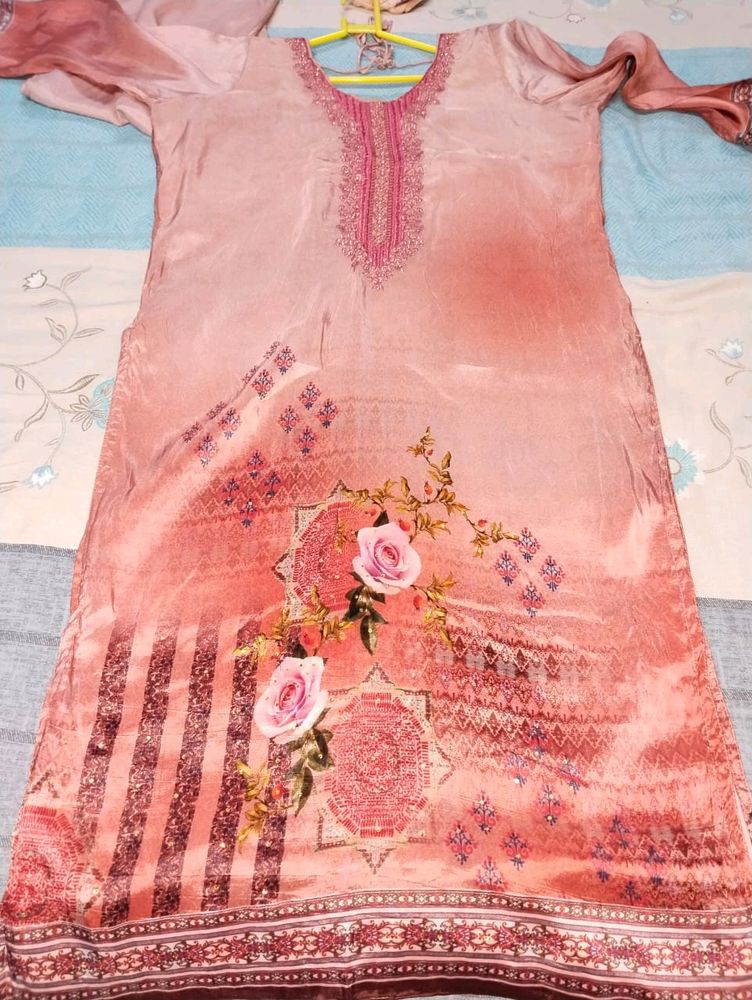 Chanderi Silk 4xl Suit