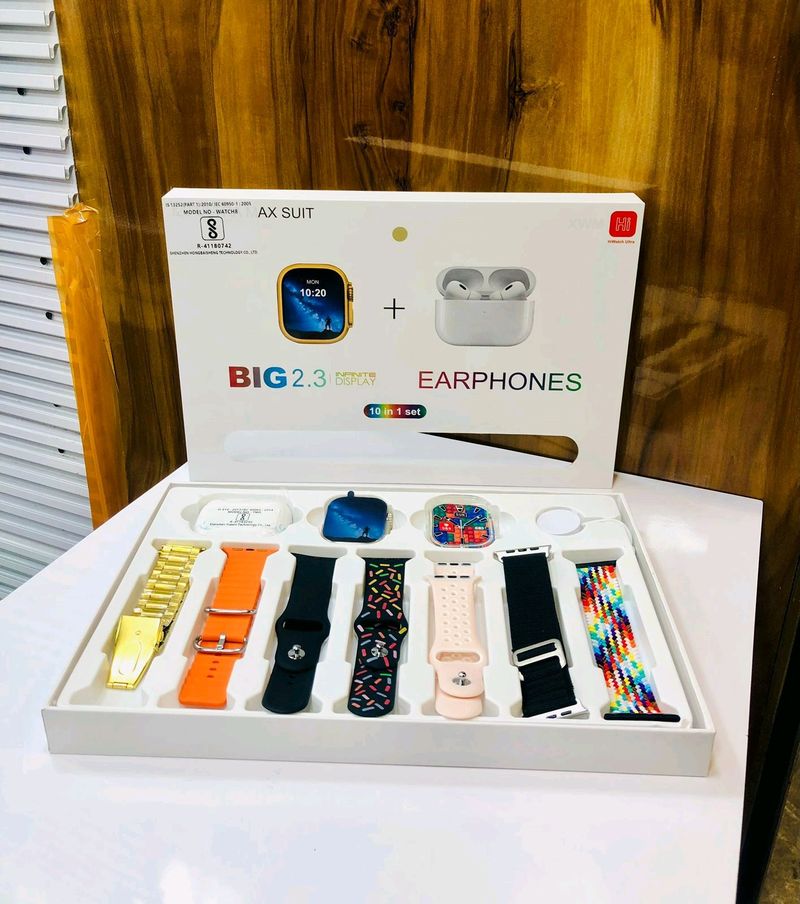 10 In 1 Combo Smart Watch