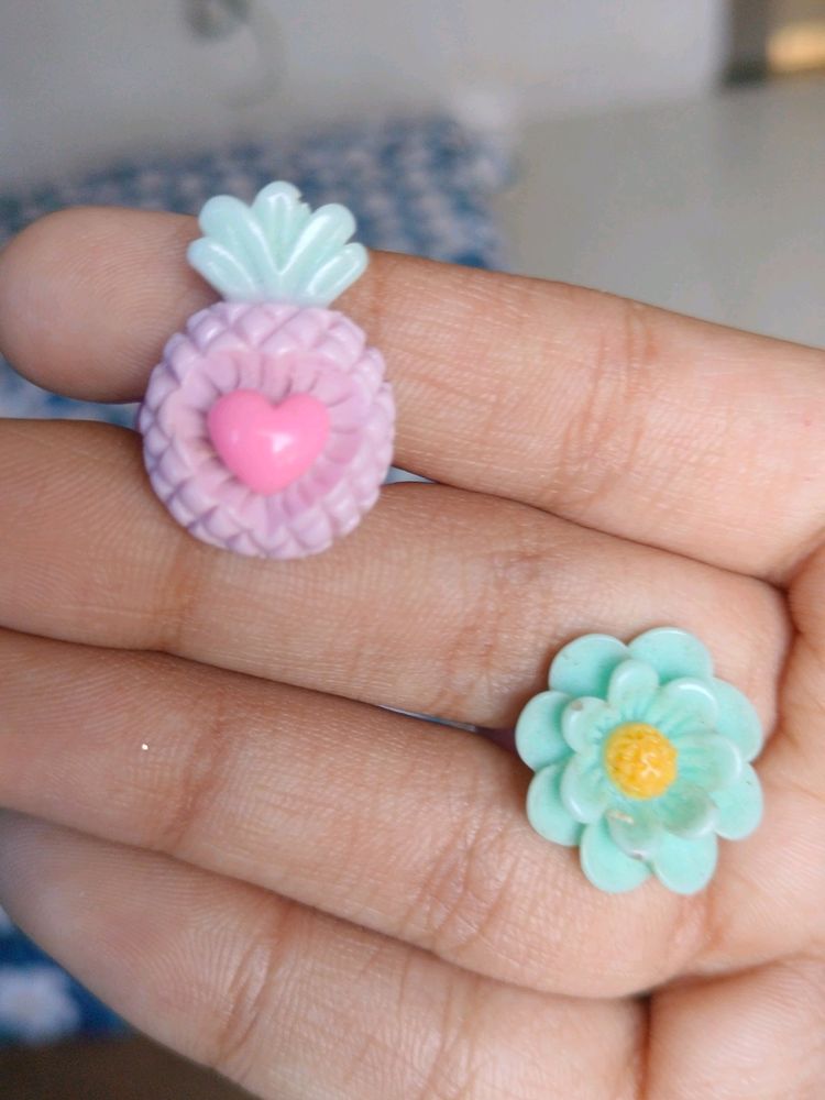 Aesthetic Adjustable Cute Kids Rings