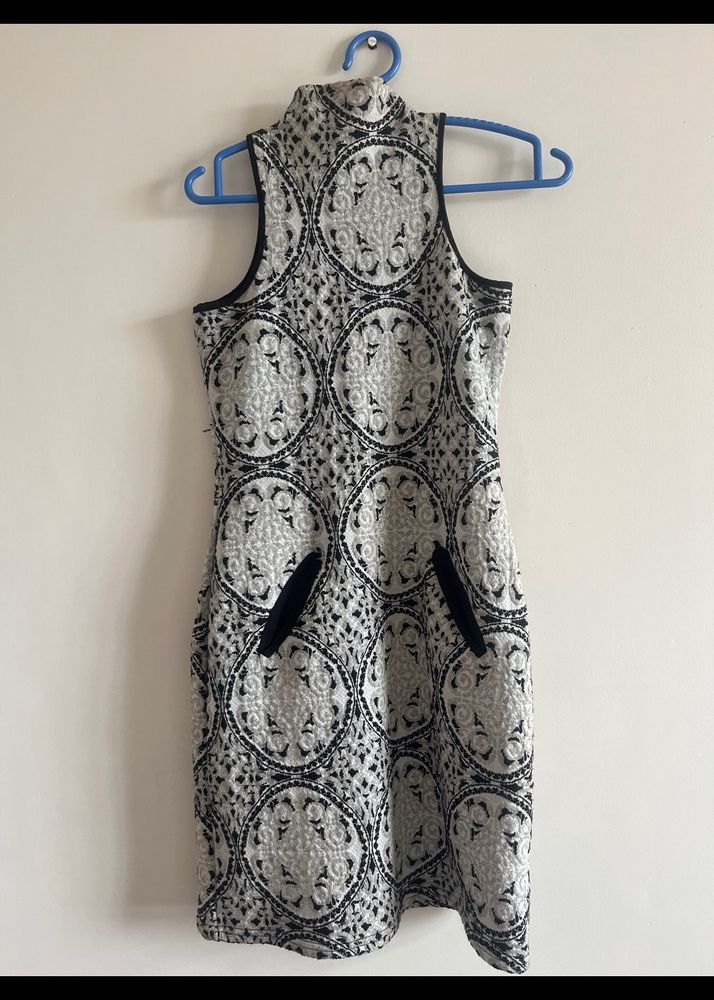 AND Grey printed Bodycon Dress