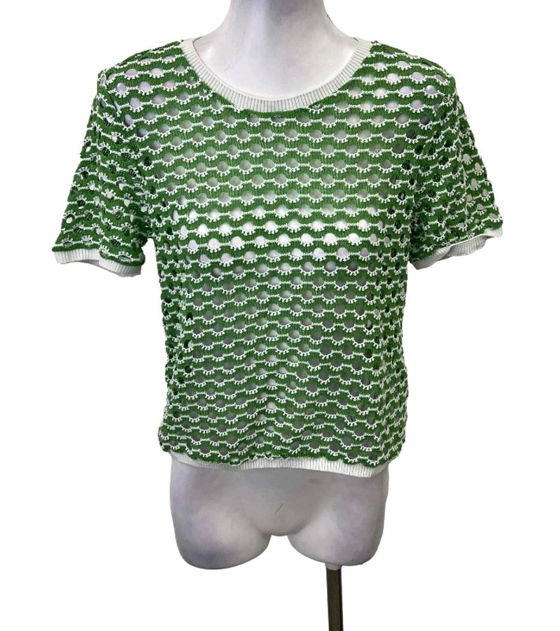 Zara Green Knit Top