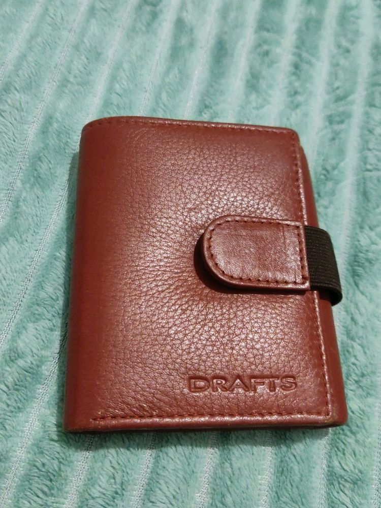 GENUINE LEATHER | DRAFTS brown Wallet