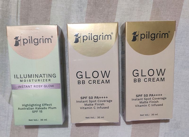 😍Pilgrim Moisturizer And BB Cream Combo..😍