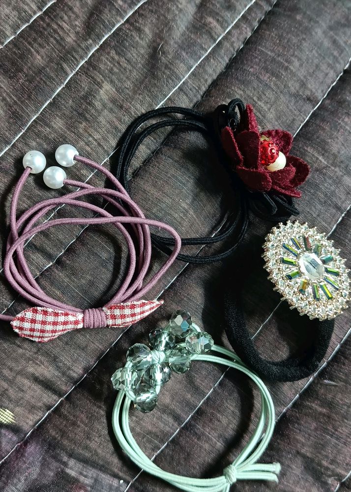 Combo 4 Hair Bands 💜 Imported