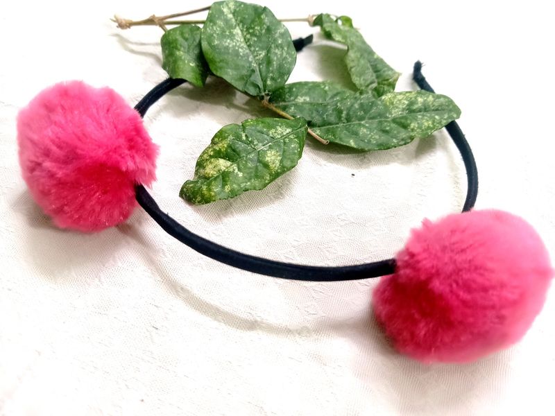 Pink Hairband For Girls Nd Women