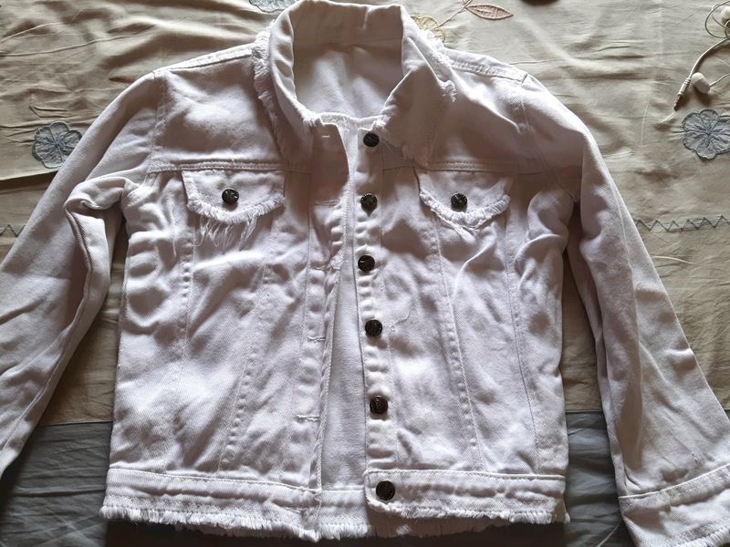 White Party Wear Jacket