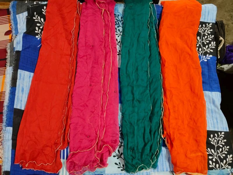 4 Colours Dupattas