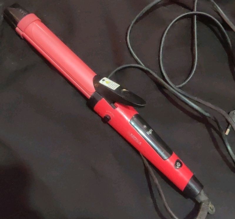 Nova 2 In 1 Hair Straightener Come Curler