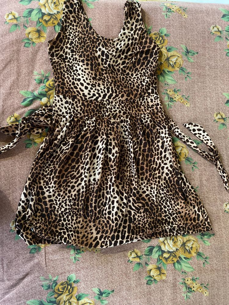 cheetah print mini frock 💖🐆