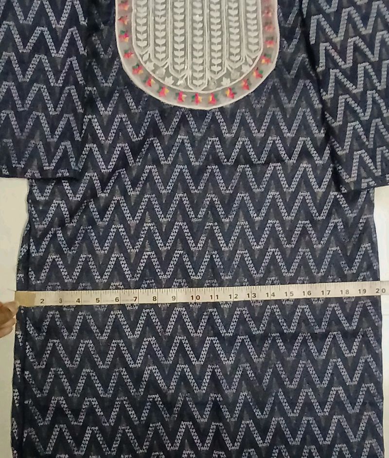 Navy blue Colour Kurti