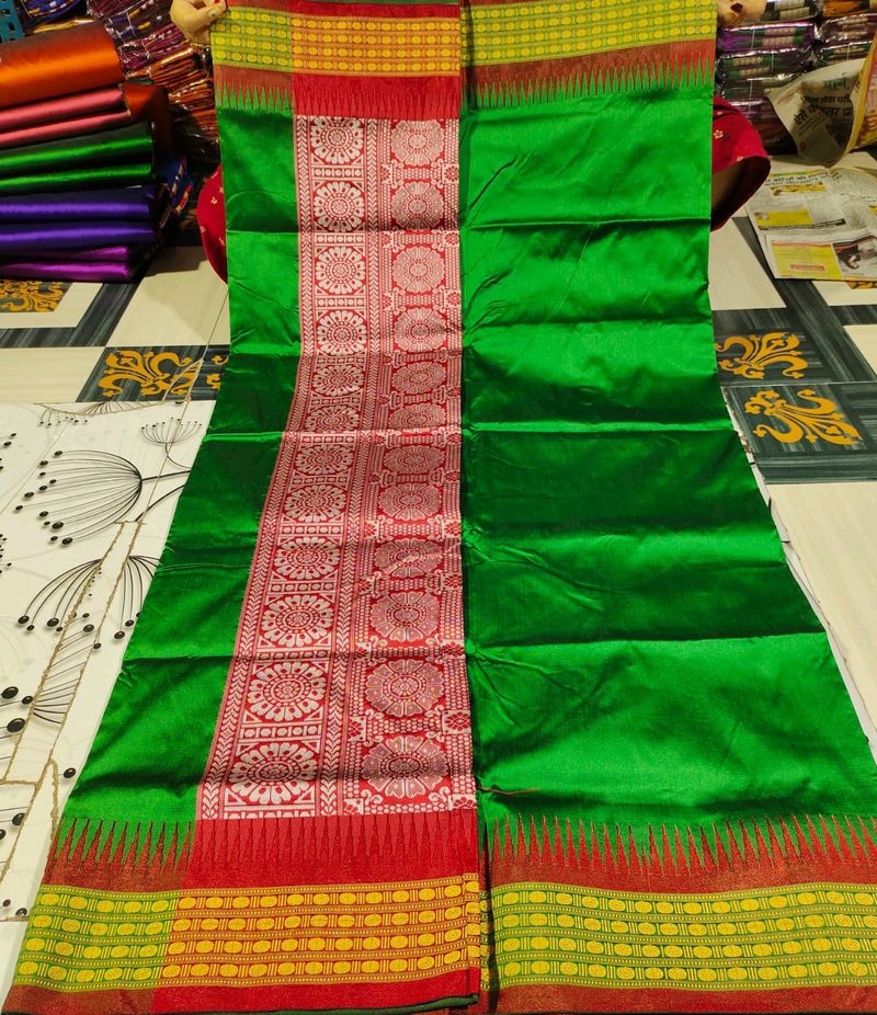 Sambalpuri bomkei patta sarees