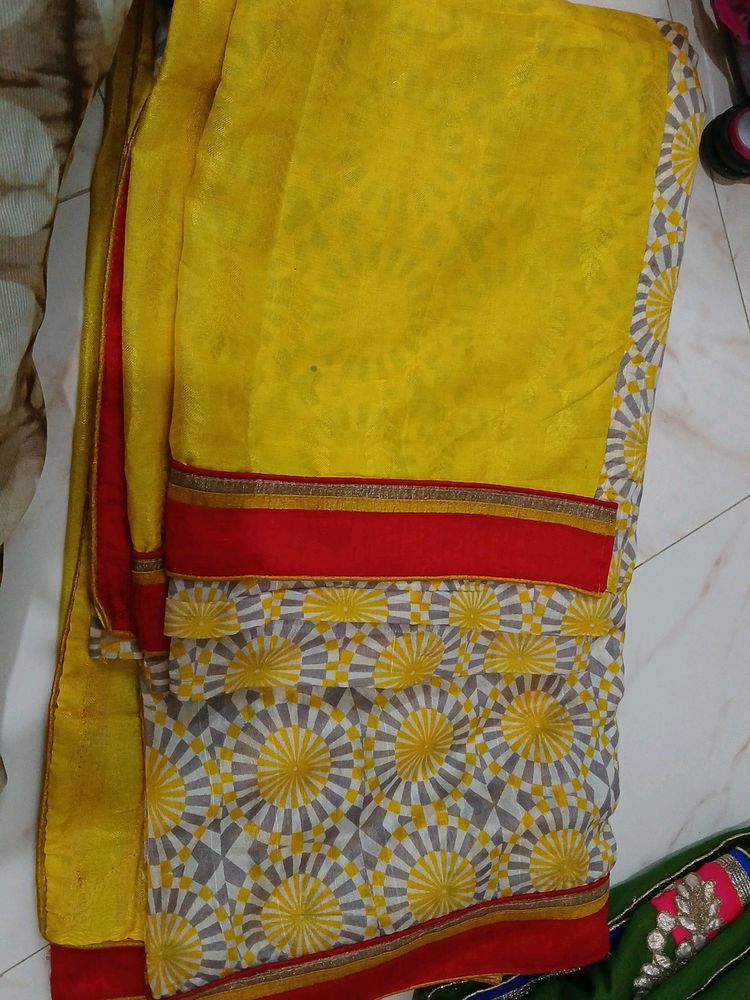 Fancy Saree With Lace