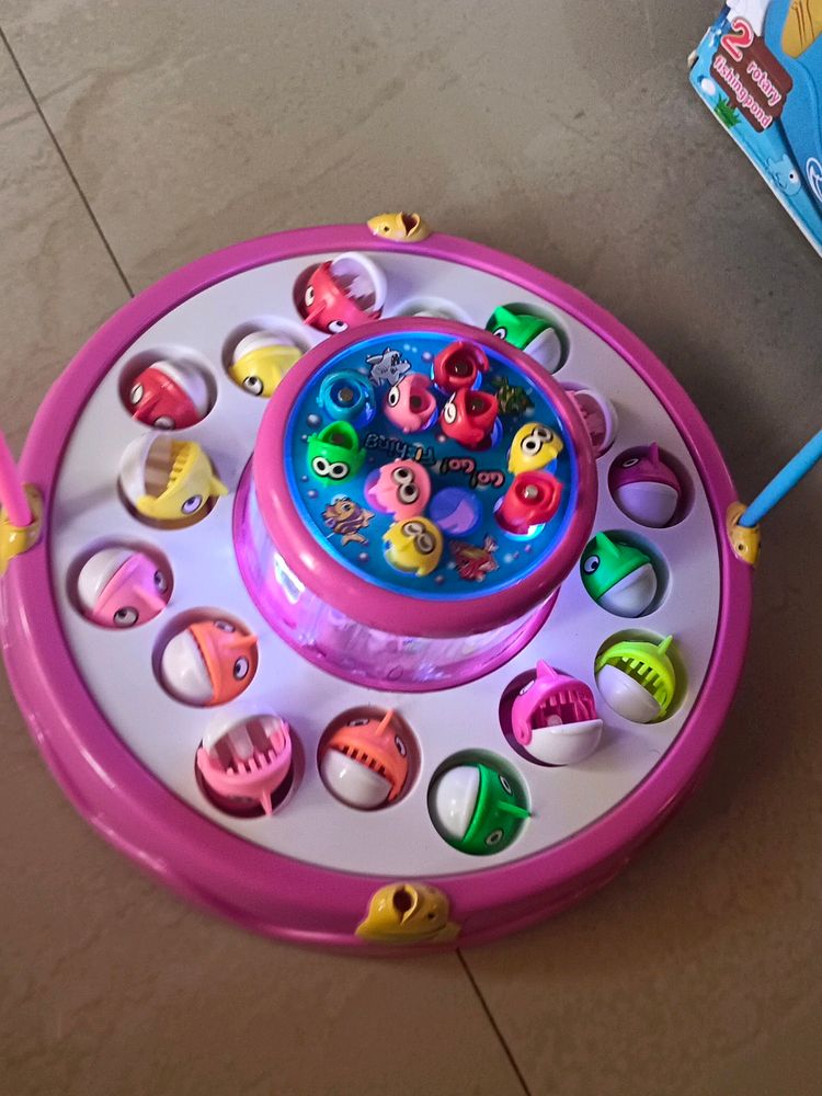 Double Layer Fishing Game For Kids