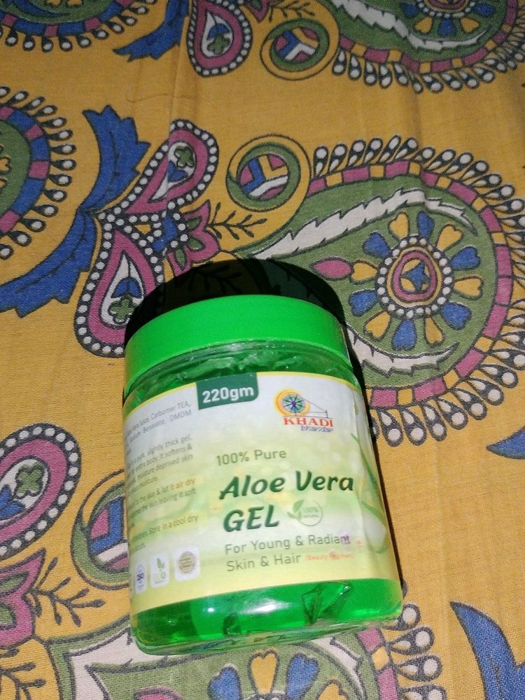 Aloe Vera Gel For Hydrated Skin And Scalp