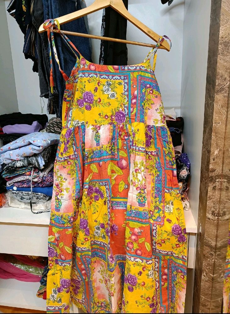 Multi Colorful Printed Dress