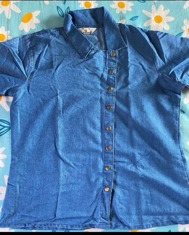 Blue Denim Shirt