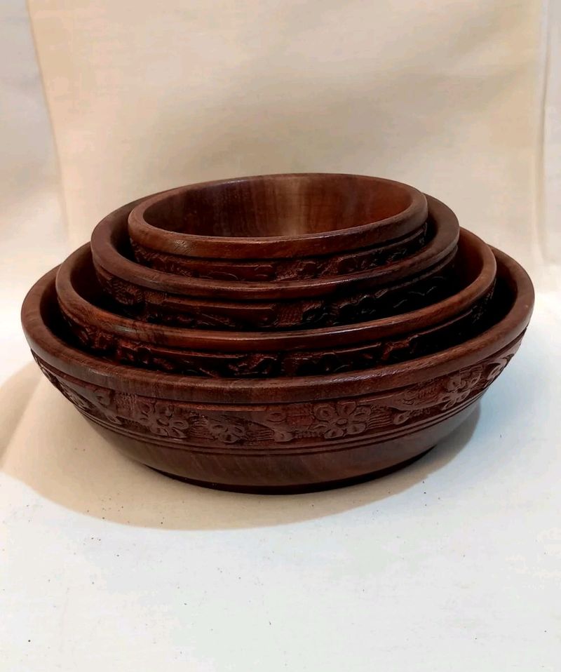 Wooden Bowlset