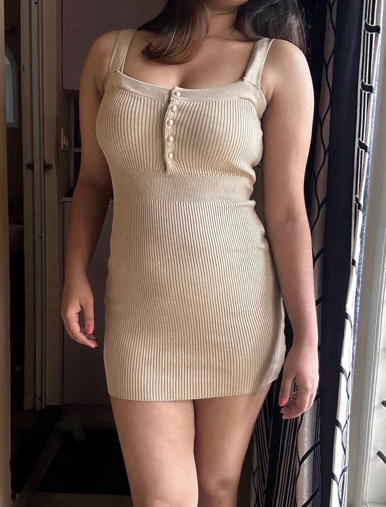 Nude Bodycon Dress