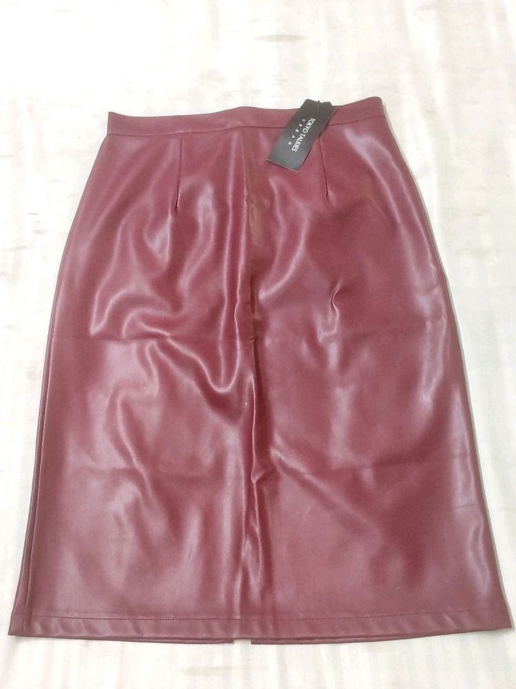 Leather Skirt Absolutely New