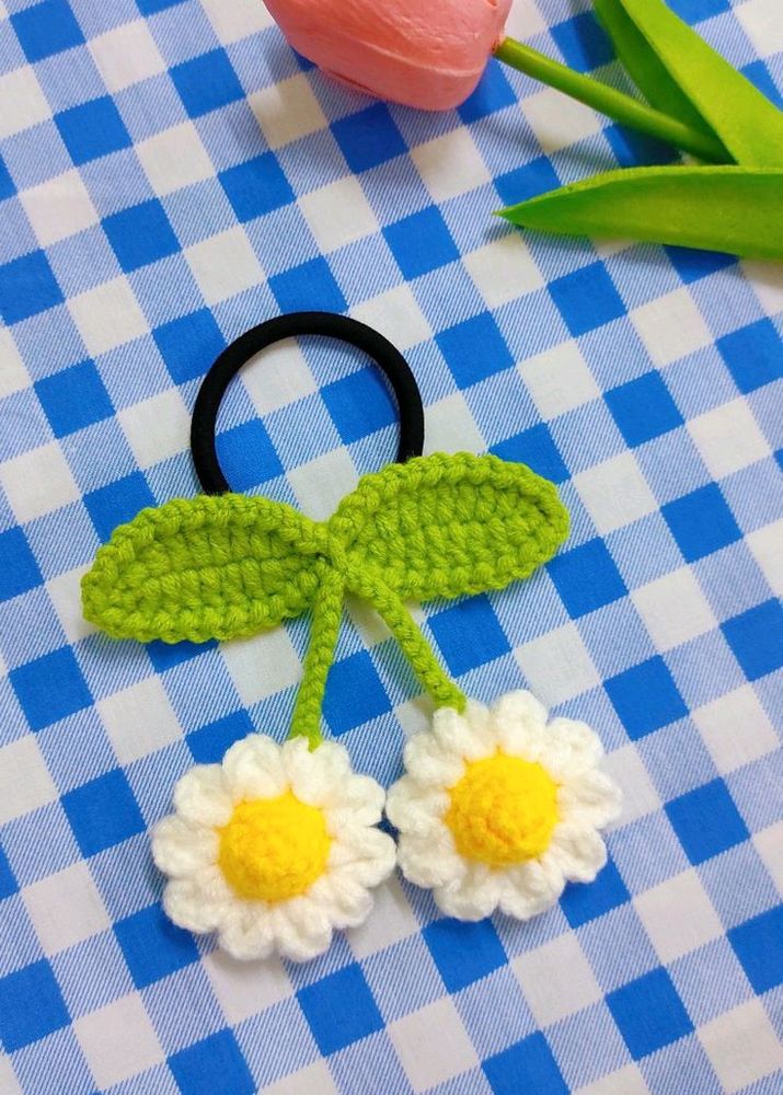 Flower Hair Ribbon