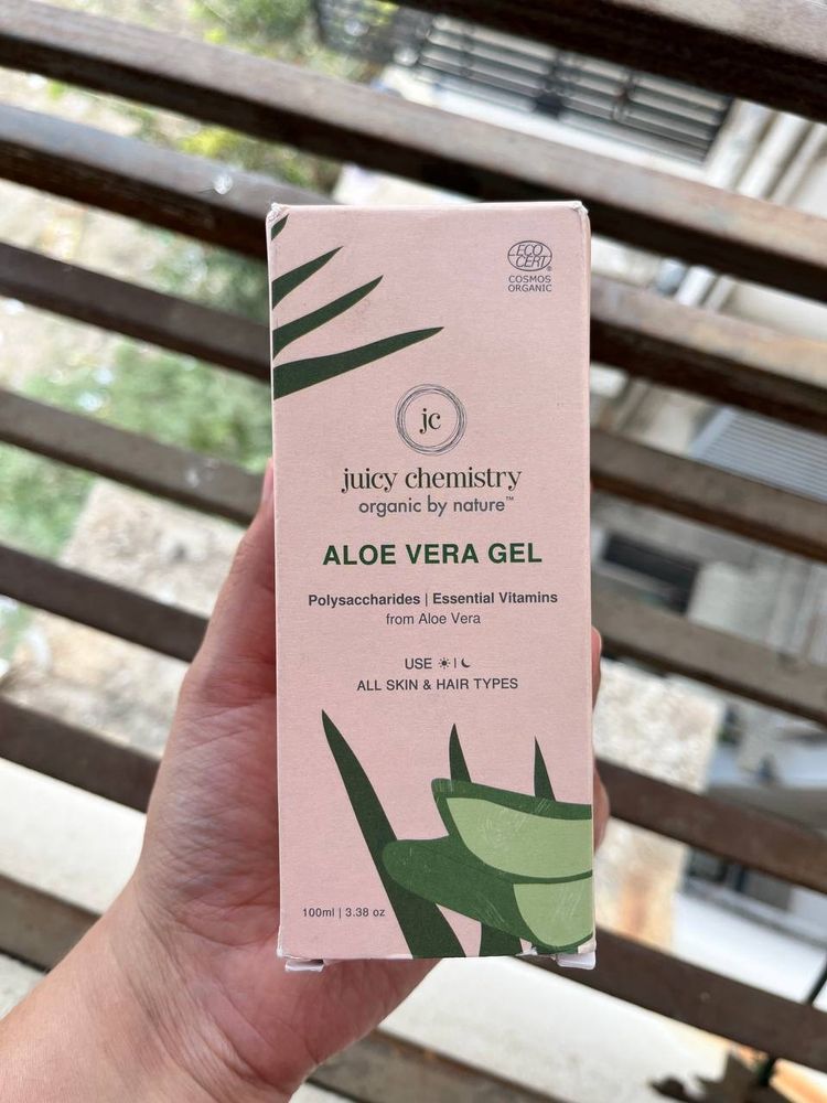 Juicy Chemistry Aloe Vera Gel, 100 ml | Organic, V