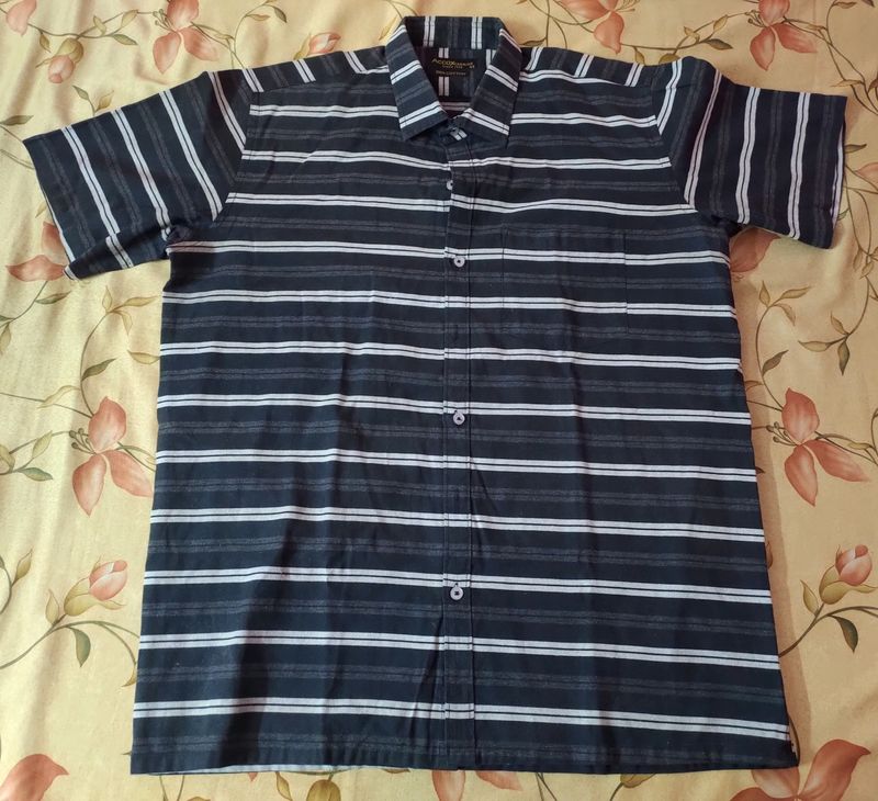 Accox Striped Shirt Size 44 | XXL Regular Fit