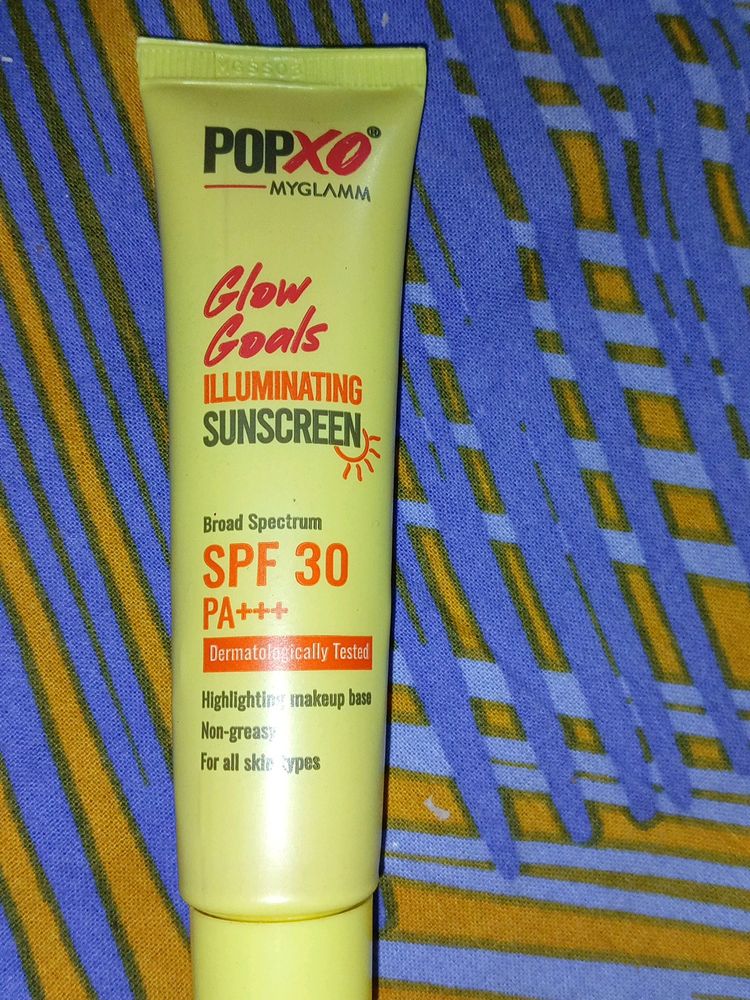 MYGLAMM Glow Goals Spf30++ Illuminating Sunscreen