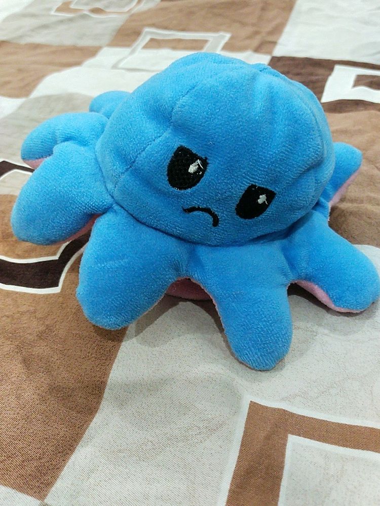 Reversable Pink And Blue Octopus