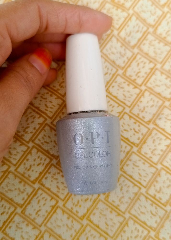 O. P. I Gel Polish Silver