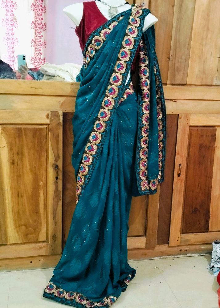 Beautiful ❤️😍 Saree With Blouse