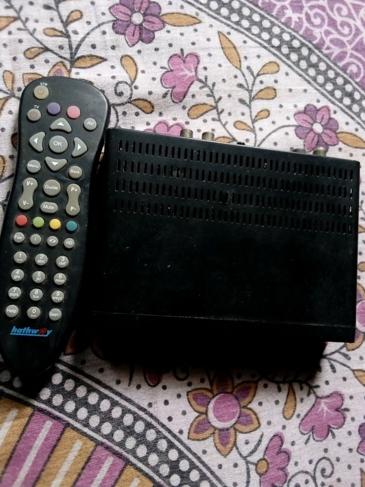 Hathway Set Top Box With Remote