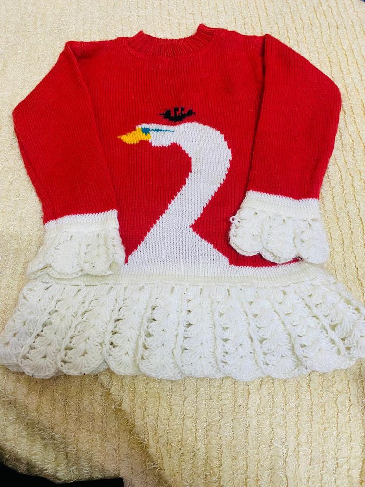 Woolly Sweater For Girls