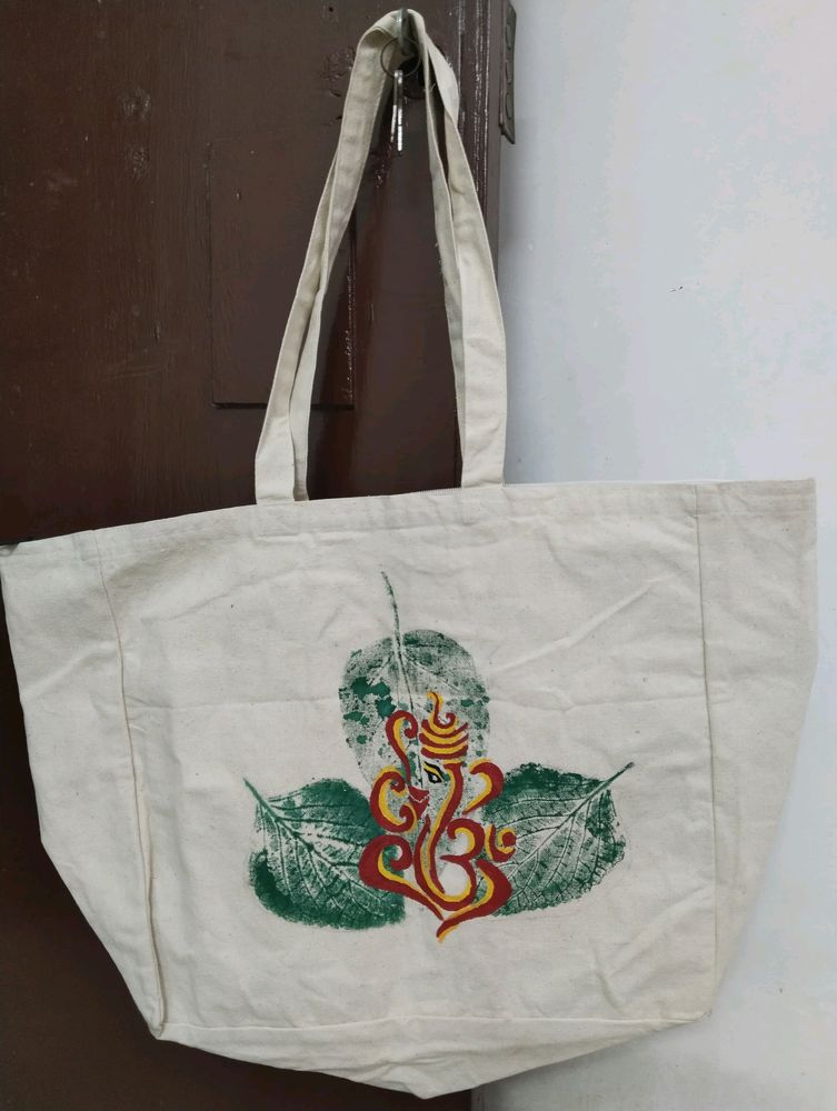 DIY HAND PAINTED JUTE BAG