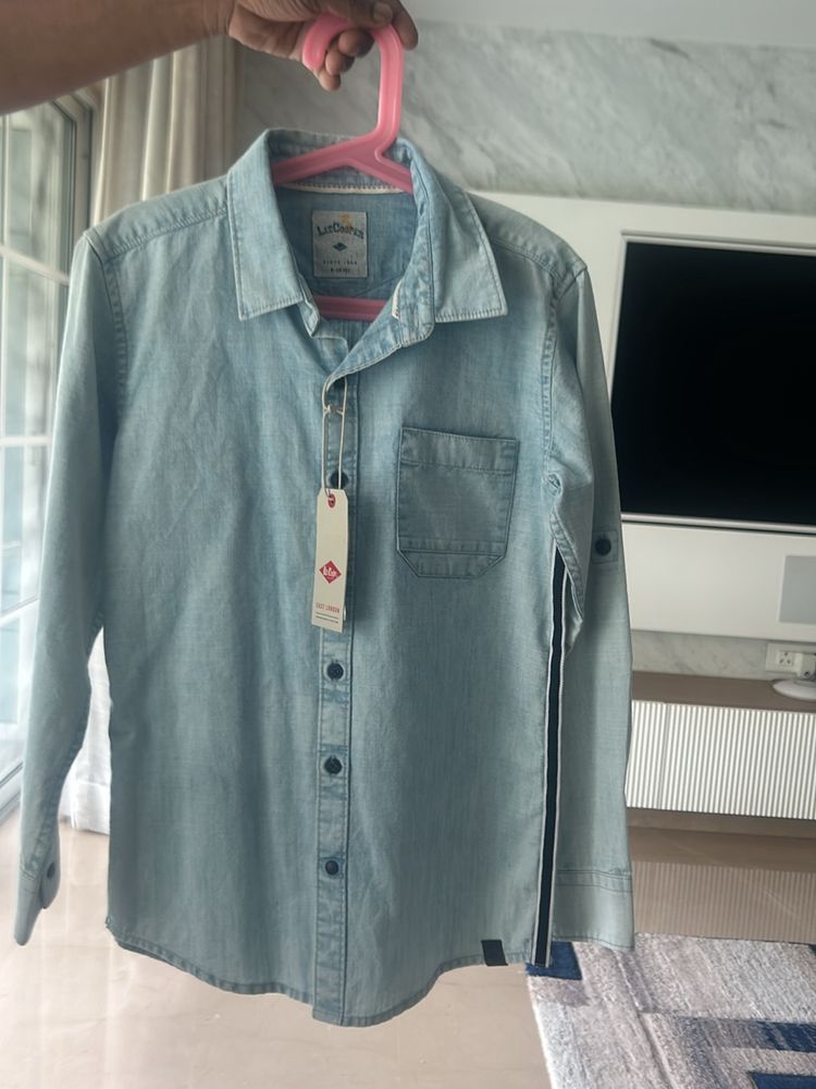 Brand New Lee Cooper Denim Shirt For Boy